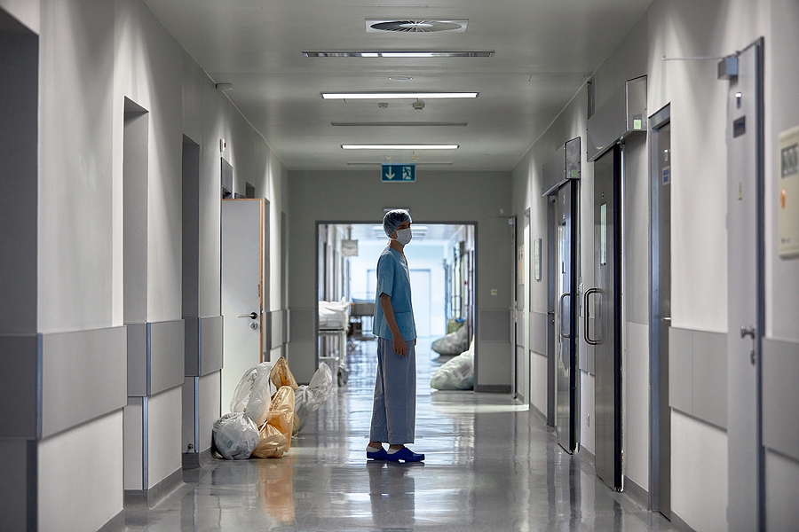 Victim of medical negligence in a hospital