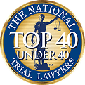 The National To 40 Under 40 Trial Lawyers Badge
